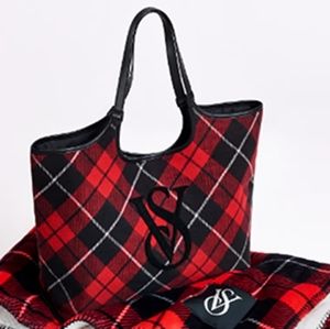 Plaid Tote